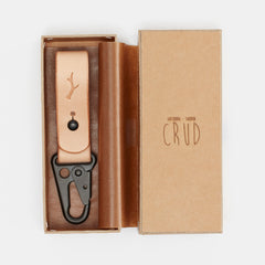 Crud Leather Keychain 