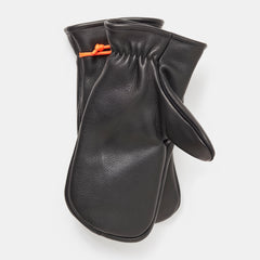 Black Mittens Gloves 